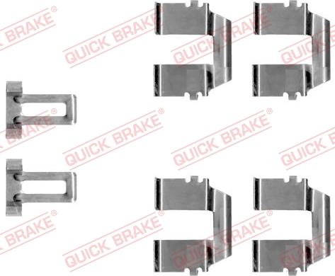 Kawe 109-1233 - Комплектуючі, колодки дискового гальма autozip.com.ua