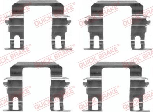 Kawe 109-1275 - Комплектуючі, колодки дискового гальма autozip.com.ua