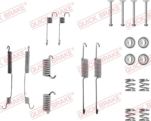 Kawe 105-0599 - Комплектуючі, барабанний гальмівний механізм autozip.com.ua