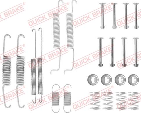 Kawe 105-0569 - Комплектуючі, барабанний гальмівний механізм autozip.com.ua