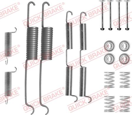 Kawe 105-0687 - Комплектуючі, барабанний гальмівний механізм autozip.com.ua