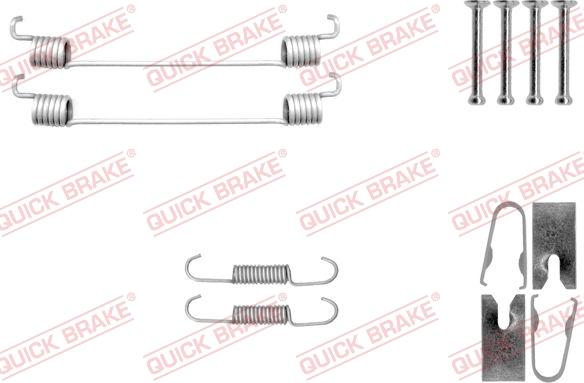 Kawe 105-0040 - Комплектуючі, барабанний гальмівний механізм autozip.com.ua