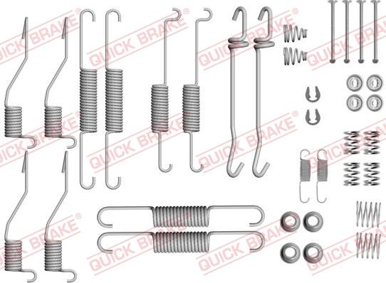 Kawe 105-0852 - Комплектуючі, барабанний гальмівний механізм autozip.com.ua