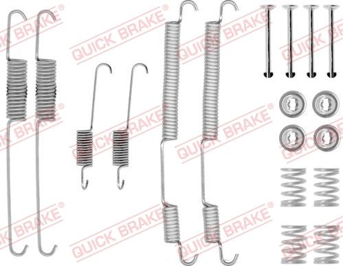 Kawe 105-0755 - Комплектуючі, барабанний гальмівний механізм autozip.com.ua