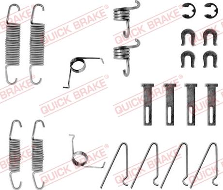 Kawe 105-0703 - Комплектуючі, барабанний гальмівний механізм autozip.com.ua