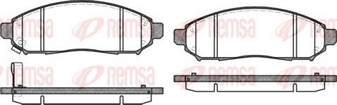 Kawe 1162 01 - Гальмівні колодки, дискові гальма autozip.com.ua