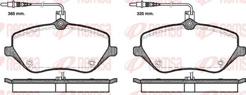 Kawe 1101 04 - Гальмівні колодки, дискові гальма autozip.com.ua