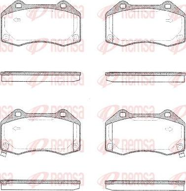 Kawe 1113 02 - Гальмівні колодки, дискові гальма autozip.com.ua