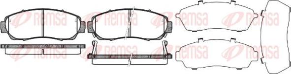 Kawe 1171 12 - Гальмівні колодки, дискові гальма autozip.com.ua