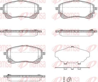 Kawe 1858 02 - Гальмівні колодки, дискові гальма autozip.com.ua