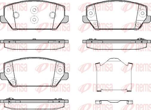 Kawe 1809 02 - Гальмівні колодки, дискові гальма autozip.com.ua