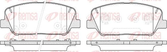 Kawe 1398 12 - Гальмівні колодки, дискові гальма autozip.com.ua