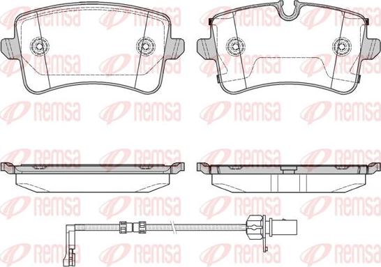 Kawe 1343 20 - Гальмівні колодки, дискові гальма autozip.com.ua