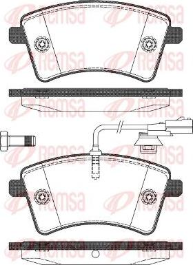 Kawe 1351 01 - Гальмівні колодки, дискові гальма autozip.com.ua