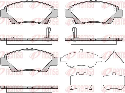 Kawe 1358 42 - Гальмівні колодки, дискові гальма autozip.com.ua