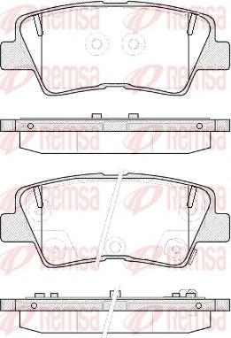 Kawe 1362 52 - Гальмівні колодки, дискові гальма autozip.com.ua