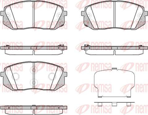 Kawe 1302 43 - Гальмівні колодки, дискові гальма autozip.com.ua