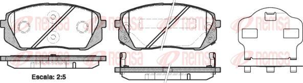 Kawe 1302 02 - Гальмівні колодки, дискові гальма autozip.com.ua