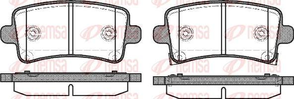 Kawe 1388 04 - Гальмівні колодки, дискові гальма autozip.com.ua