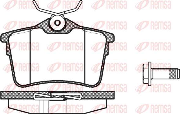 Kawe 1382 00 - Гальмівні колодки, дискові гальма autozip.com.ua