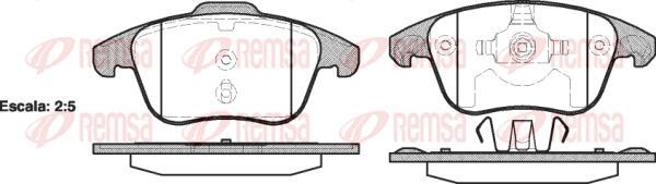 Kawe 1249 00 - Гальмівні колодки, дискові гальма autozip.com.ua