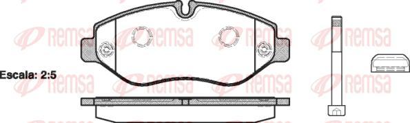 Kawe 1245 10 - Гальмівні колодки, дискові гальма autozip.com.ua