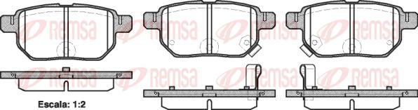 Kawe 1286 02 - Гальмівні колодки, дискові гальма autozip.com.ua