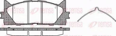 Kawe 1233 00 - Гальмівні колодки, дискові гальма autozip.com.ua