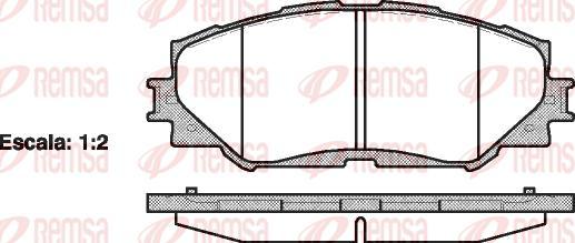 Kawe 1232 00 - Гальмівні колодки, дискові гальма autozip.com.ua