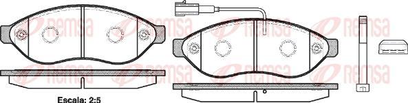 Kawe 1237 01 - Гальмівні колодки, дискові гальма autozip.com.ua