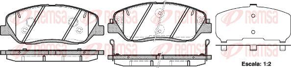 Kawe 1226 02 - Гальмівні колодки, дискові гальма autozip.com.ua