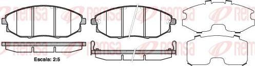 Kawe 1223 02 - Гальмівні колодки, дискові гальма autozip.com.ua