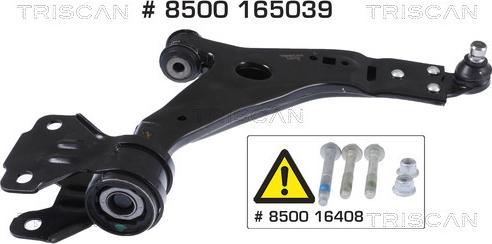 Kawe 8500 165039 - Важіль незалежної підвіски колеса autozip.com.ua