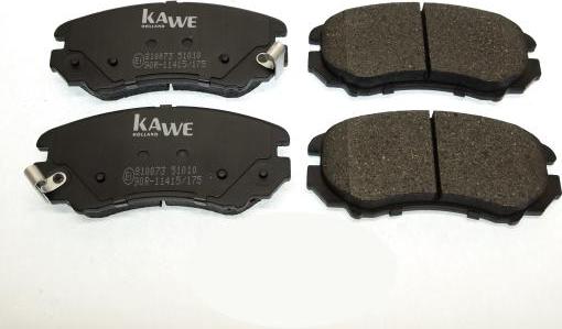 Kawe 810073 - Гальмівні колодки, дискові гальма autozip.com.ua
