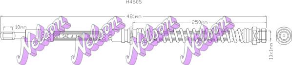 Kawe H4605 - Гальмівний шланг autozip.com.ua