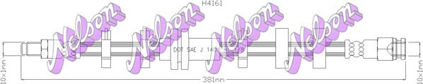 Kawe H4161 - Гальмівний шланг autozip.com.ua