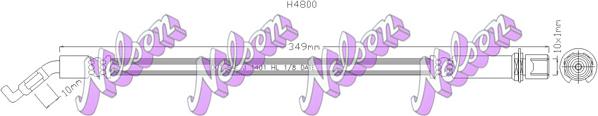Kawe H4800 - Гальмівний шланг autozip.com.ua