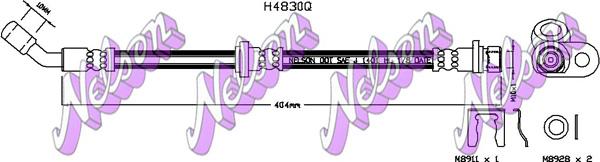 Kawe H4830Q - Гальмівний шланг autozip.com.ua