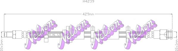 Kawe H4239 - Гальмівний шланг autozip.com.ua