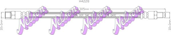 Kawe H4228 - Гальмівний шланг autozip.com.ua
