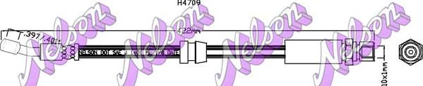 Kawe H4709 - Гальмівний шланг autozip.com.ua