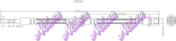 Kawe H5186 - Гальмівний шланг autozip.com.ua