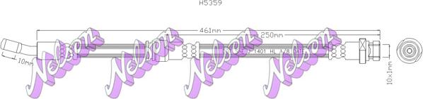 Kawe H5359 - Гальмівний шланг autozip.com.ua