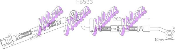 Kawe H6533 - Гальмівний шланг autozip.com.ua