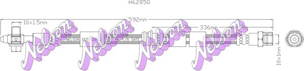 Kawe H6285Q - Гальмівний шланг autozip.com.ua