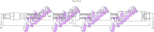 Kawe H6784 - Гальмівний шланг autozip.com.ua