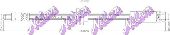 Kawe H6782 - Гальмівний шланг autozip.com.ua