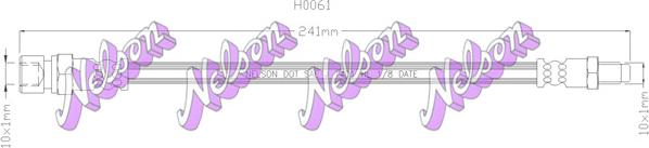 Kawe H0061 - Гальмівний шланг autozip.com.ua