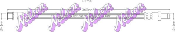 Kawe H1738 - Гальмівний шланг autozip.com.ua