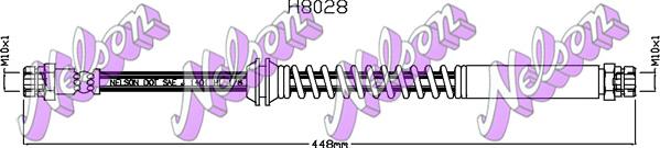 Kawe H8028 - Гальмівний шланг autozip.com.ua